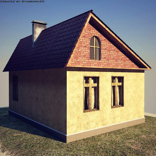 maya destroyed building - Destroyed and not Destroyed Building by Stubborn3D